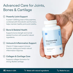 Bettervits Glucosamine Complex with MSM & Turmeric 90 Capsules | Joint Support Supplement