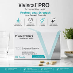 Viviscal Professional Hair Growth Formula 180 Tablets | Professional Strength Hair Supplement