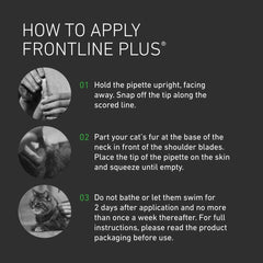 FRONTLINE Plus Flea & Tick Treatment for Cats & Ferrets 6 Pipettes fragrance