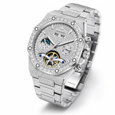 OLEVS Luxury Automatic Mechanical Watch for Men – Waterproof Diamond Dial Stainless Steel Business Wrist Watch fragrance