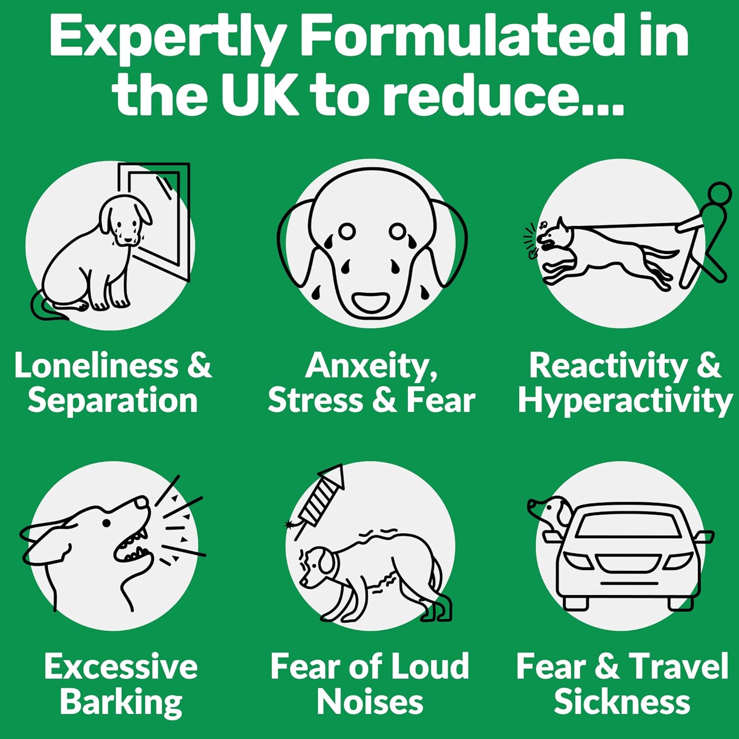 NutriPaw Calming Treats for Dogs | Natural Anxiety & Stress Relief Chews