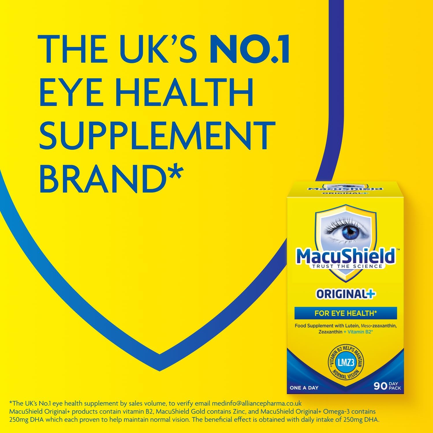 MacuShield Original Plus Eye Health Capsules 90 Day Pack | Daily Vision Support