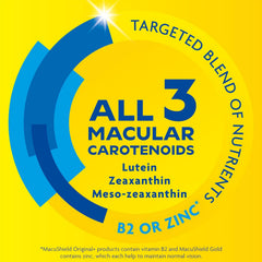 MacuShield Original Plus Eye Health Capsules 90 Day Pack | Daily Vision Support