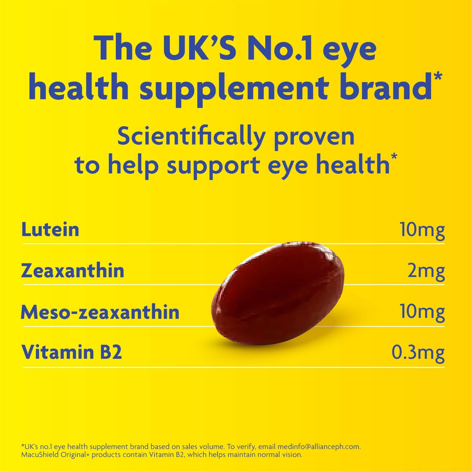 MacuShield Original Plus Eye Health Capsules 90 Day Pack | Daily Vision Support