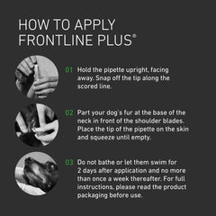 FRONTLINE Plus Flea & Tick Treatment for Medium Dogs 10–20kg | 6 Pipettes fragrance