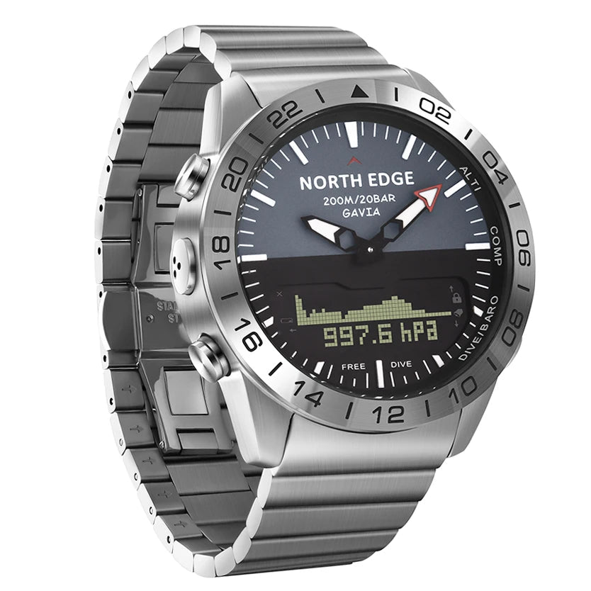 NORTH EDGE GAVIA 2 Scuba Diving Watch – 200M Waterproof Outdoor Watch for Men fragrance
