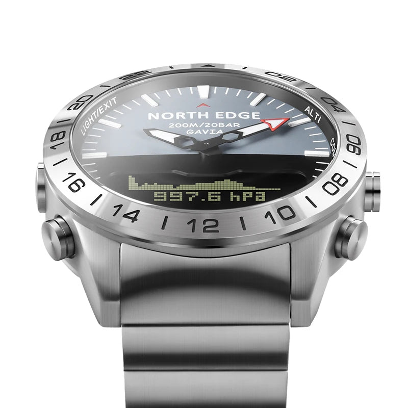 NORTH EDGE GAVIA 2 Scuba Diving Watch – 200M Waterproof Outdoor Watch for Men fragrance