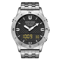 NORTH EDGE Snow Leopard Outdoor Watch – Barometer, Altimeter & 50M Waterproof fragrance