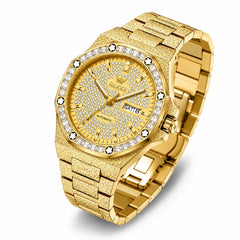 OLEVS 9803 Luxury Full Diamond Automatic Mechanical Watch for Men – Waterproof Stainless Steel Business Wristwatch fragrance