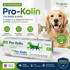 Protexin Pro-Kolin Paste for Dogs & Cats 60ml | Digestive Support & Probiotic Supplement fragrance